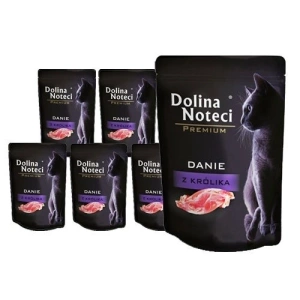 Dolina Noteci Premium Nasses Katzenfutter - Kaninchengericht 10x85g