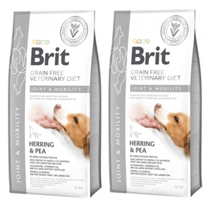 Brit gf Veterinärdiät Hund Mobilität 2x12kg