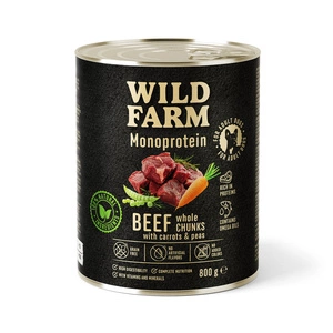 WILD FARM Monoprotein Beef 800 g hypoallergenes Hundefutter