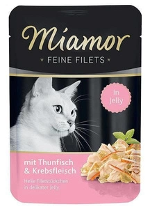 Miamor Feine Filets - Katzennassfutter Thunfischfilets mit Krabben 100g