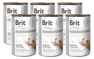 BRIT GF Veterinary Diets Dog Joint &Mobility 6x400g Nassfutter für Hunde