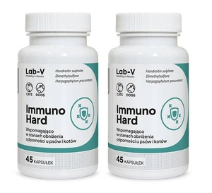 Lab-v Immuno Hard – Unterstützung des Immunsystems für Hunde und Katzen, 2x45 Kapseln