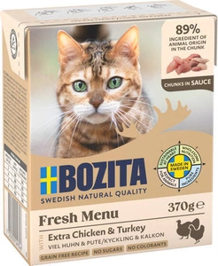 Bozita Feline Häppchen in Soße, Hühnchen & Pute 370g