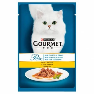 Purina Gourmet Perle Katzenfutter Mini-Filets in Sauce mit Huhn 85 g