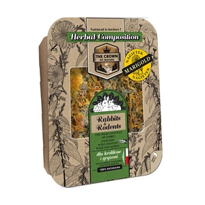 Korona Natury Futter für Kaninchen und Nagetiere Kräutermischung mit Ringelblume 70g