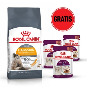 ROYAL CANIN Hair&Skin Care 10kg + 3 Beutel Nassfutter GRATIS!!!