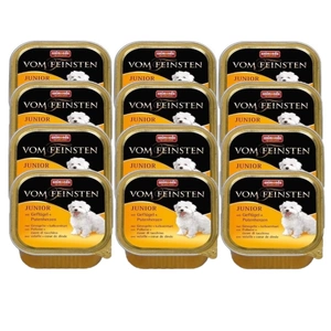 Animonda Dog Vom Feinsten Junior Geflugel und Putenherzen 12x150g