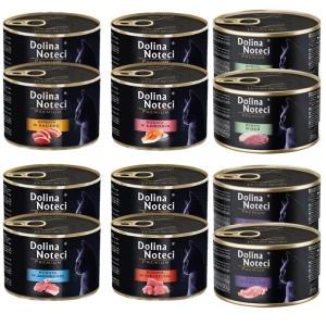 DOLINA NOTECI Premium für Katzen MIX 12x185g