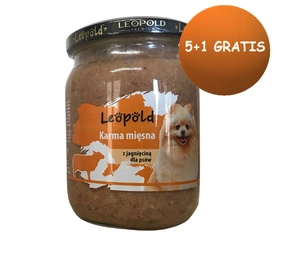 Leopold Lammfleisch Hundefutter 6x500g (Dose)