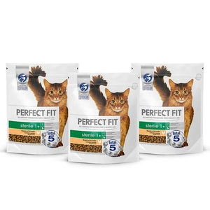 PERFECT FIT (Steril 1+) 3x750g Trockenfutter mit Huhn für Katzen nach der Sterilisation