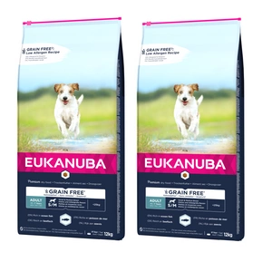 EUKANUBA Adult Small&Medium Grain Free 2x12kg