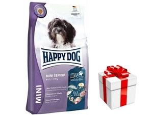 Happy Dog Mini Senior 4kg  + Überraschung für den Hund