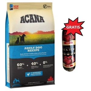 ACANA Adult Dog 11,4kg + Hektor 900g GRATIS!