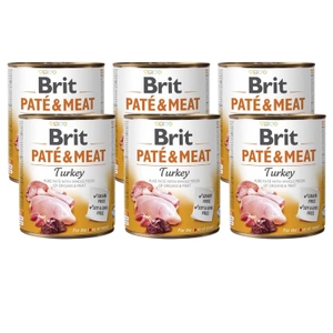 BRIT PATE & MEAT TURKEY 6 x 800g