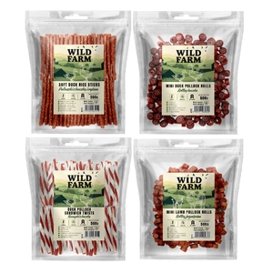 WILD FARM MIX 4x500g Hundeleckerli