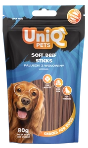 UNIQ PETS Hundeleckerli 80g Rindfleischsticks