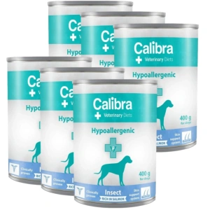 Calibra Veterinary Diets Hundefutter Hypoallergenic Insect & Salmon 6x400g