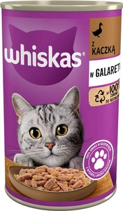 Whiskas Adult Feed mit Ente in Gelee für Katze 24x400g
