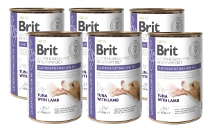 BRIT GF Veterinary Diets Dog Gastrointestinal Low Fat 6x400g- Nassfutter für Hunde