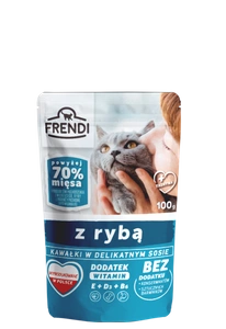 Frendi Piece in delikater Sauce mit Fisch 100g
