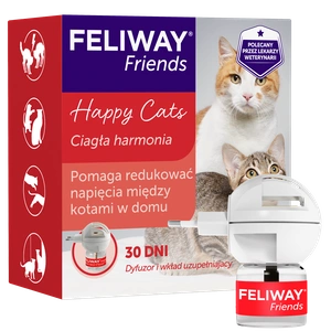 CEVA Feliway Friends Diffusor + 48 ml Flasche mit C.A.P.-Pheromon