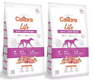 Calibra Dog Life Adult Large Breed Lamb 2x12kg