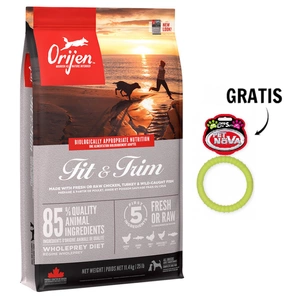ORIJEN Fit & Trim Dog 11,4kg + Ring für Hunde 9,5cm GRATIS!