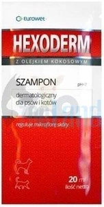 Eurowet Shampoo Hexoderm für Hunde und Katzen 20ml