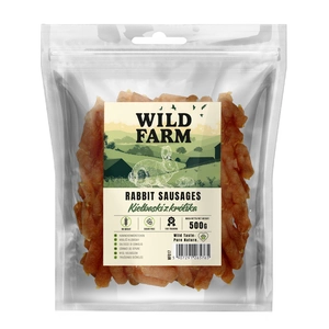 WILD FARM Kaninchenwürstchen 500g Hundeleckerli