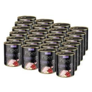 DOLINA NOTECI Piper für Hunde mit Kaninchen und Apfel 24x800g