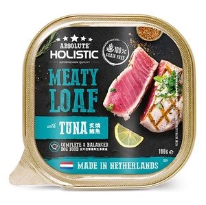 Absolute Holistic Complete & Balanced Meaty Loaf Wet Tray - Thunfisch 100g für Hunde