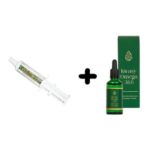 LAB-V Carbo Vet - Präparat für Durchfall, Vergiftungen 100ml + LAB-V Omega 3 und 6 Fettsäuren für Hunde und Katzen 50ml