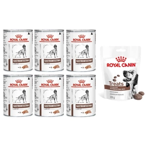 ROYAL CANIN Gastro Intestinal Low Fat LF22 6x420g + Royal Canin Dog Gastrointestinal Treats  Hundeleckerli 230g