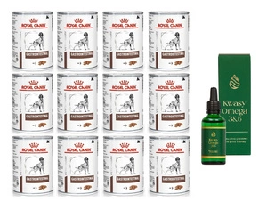 ROYAL CANIN Gastro Intestinal GI25 12x400g + LAB-V Omega 3 und 6 Fettsäuren 50ml