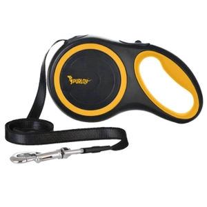 PURLOV- Automatische Hundeleine, Gurtband mit Sperre bis zu 15kg