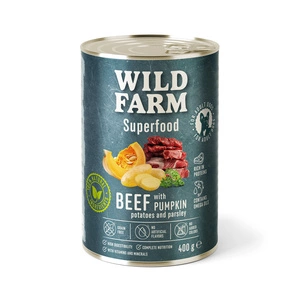 WILD FARM Superfood Rind 400g getreidefreies Hundefutter