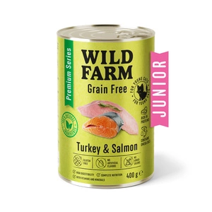 WILD FARM Premium Grain Free Truthahn und Lachs 400g - getreidefreies Kätzchenfutter