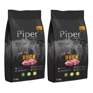 DOLINA NOTECI Piper Tiere mit Ente 2x12kg