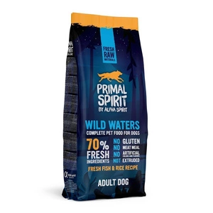 PRIMAL SPIRIT 70% Wildwasser 12kg + Überraschung für den Hund