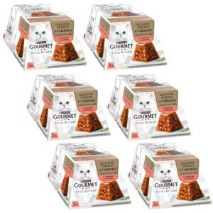 GOURMET Revelations Zarte Stücke in Lachsgelee 6(2x57g)