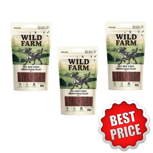 WILD FARM Soft Entenstreifen 3x80g Hundeleckerli
