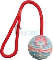 Trixie Ball am Seil Naturgummi (ø 6 cm / 30 cm)