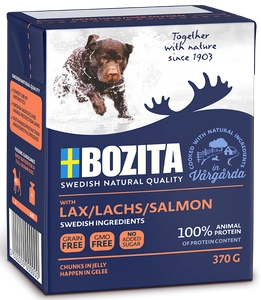 BOZITA Hund: Lachs in Gelee 370g