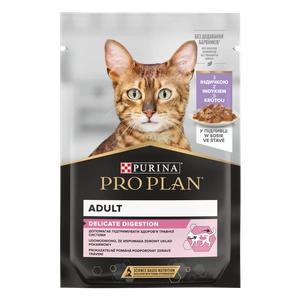 PRO PLAN Nutrisavour Delicate Katzenfutter zarte Stücke mit Pute in Sauce 85g
