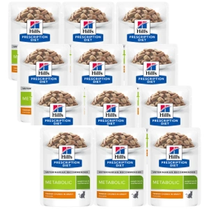 HILL'S PD Prescription Diet Feline Metabolic 12x85g-Beutel