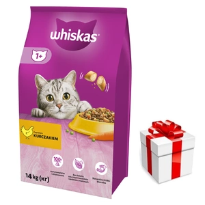 WHISKAS Chicken Huhn 14kg + Überraschung für die Katze
