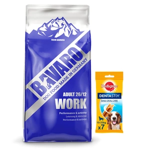 JOSERA Bavaro Work 26/12 Adult 18kg + Dentastix 180g