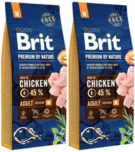 BRIT Premium By Nature Adult M 2x15kg
