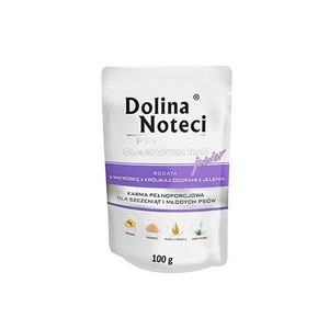 Dolina Noteci PREMIUM für kleine Hunderassen JUNIOR reich an Kaninchenleber mit Hirschzungen 100g