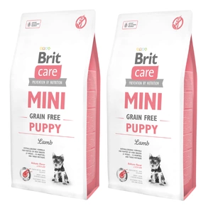 BRIT CARE Mini Grain-Free Puppy Lamb 2x7kg
